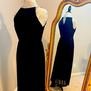 Elegant black maxi dress size xs